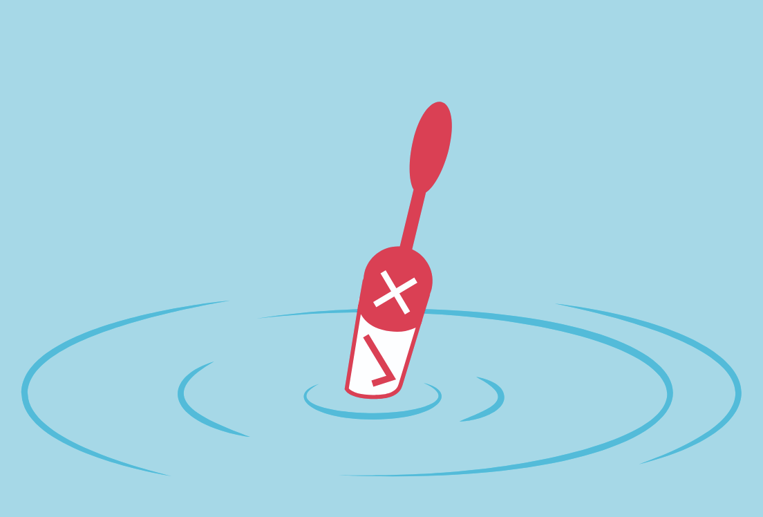 A screenshot of a stylized buoy with an opt out choice on it.
