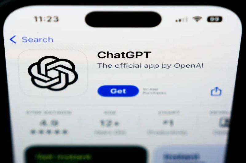 A screenshot of ChatGPT on a mobile phone.